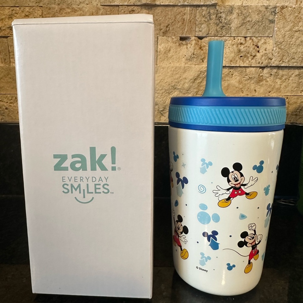 Zak Mickey Toddler Straw Insulated Cup